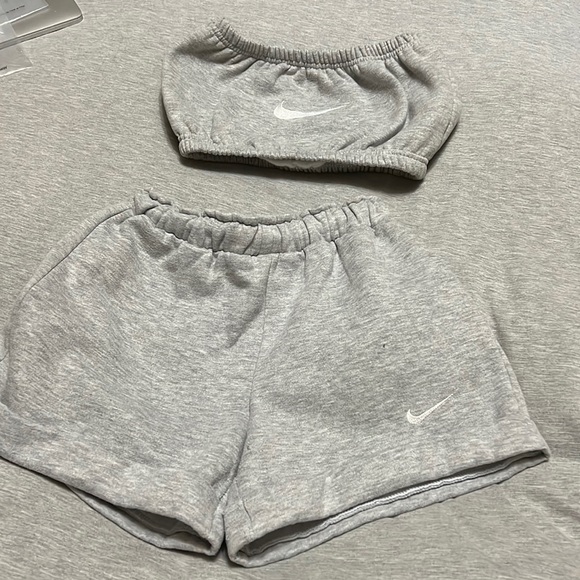 Grey reworked matching Nike set - Picture 1 of 1